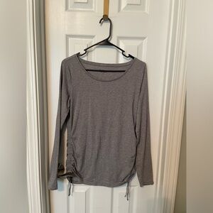 Athleta Encore Cinched Long Sleeve Shirt